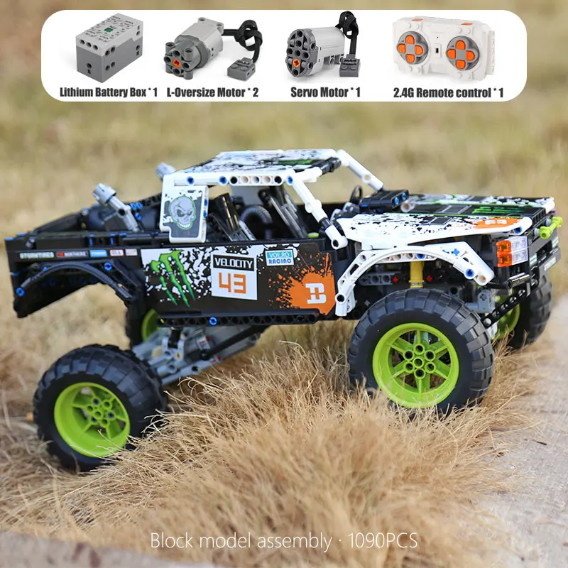 Yeshin Technic Автомобильные Игрушки совместимы с 42099 4x4 X Treme внедорожников