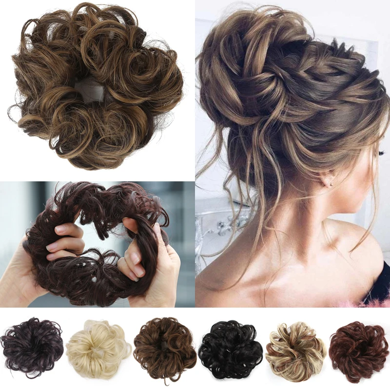 

1PC Women's Hair Scrunchies Fashion Headwear Headbands for Women Elastic Rubber Band Hair Accessories 18 Colors