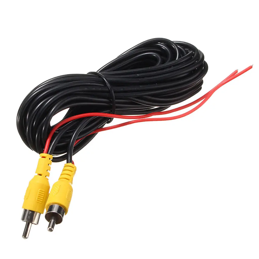 

6m Car RCA Video Extension Cable Wire for Rear View Parking Camera IP67