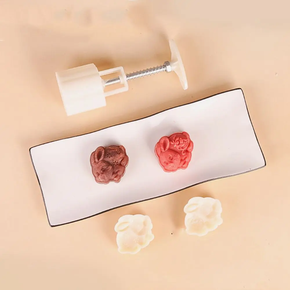 Moon Cake Mid-Autumn Festival Animal Stamps Reusable Hand Press Mooncake Mold Pastry Tool Maker Mould | Дом и сад