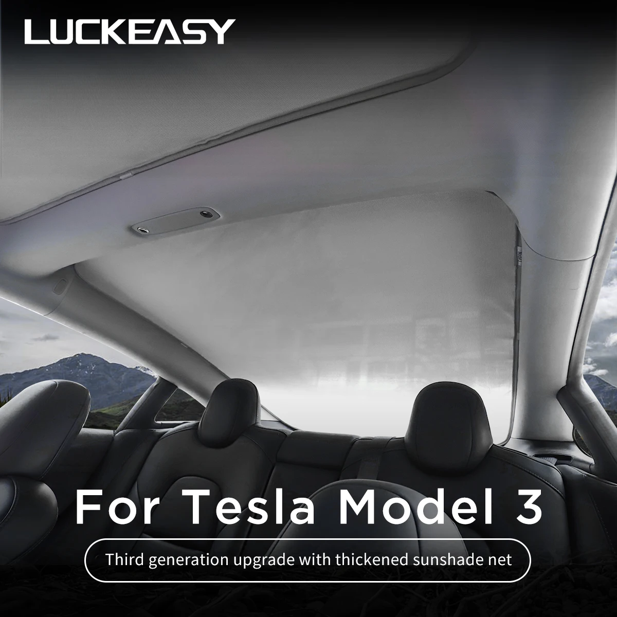 interior accessories Sun Shades For Tesla Model 3 2017-2021 front Rear Sunroof Windshield Blind Shading Net Sunshade model3 | Автомобили и