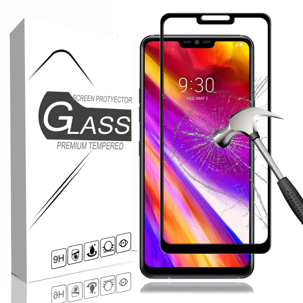 Закаленное стекло с полным покрытием для LG Stylo 6 5 4 G Stylus K40 G7 K10 2018 закаленное Защита