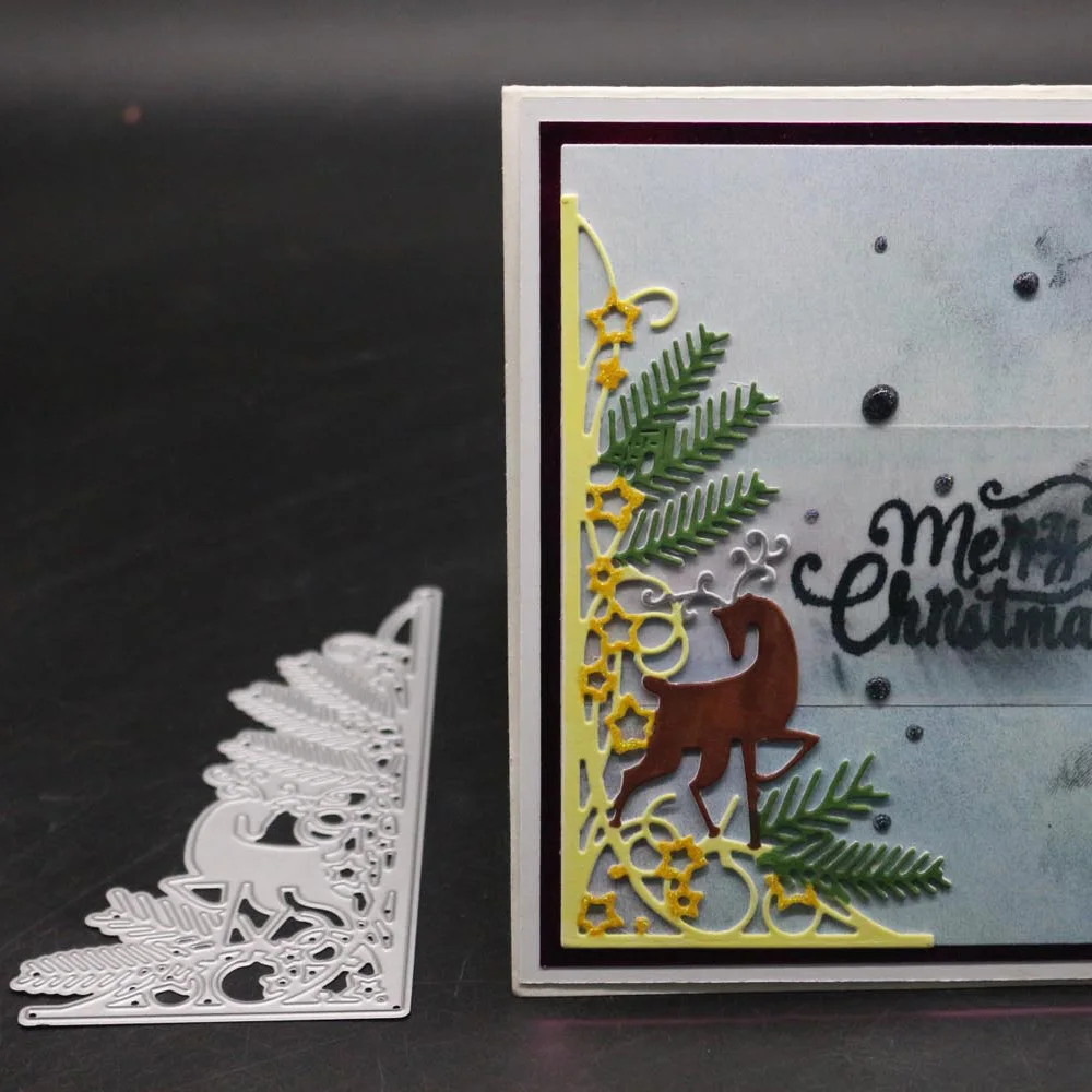 Поздравительная открытка граница кружева металлические Вырубные штампы