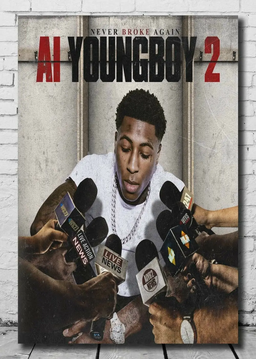 GX612 AI Youngboy 2 никогда больше не сломался рэп хип хоп музыкальный альбом картина