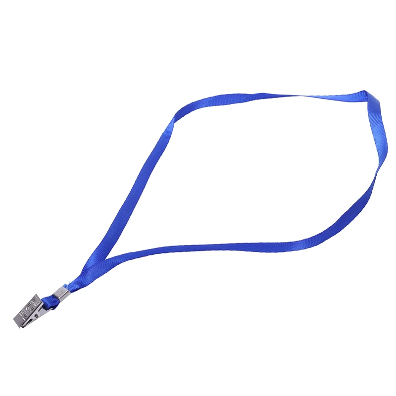 5 шт. зажим металлический синий шнурок шейный ремешок для держатель карт|Бейджи и