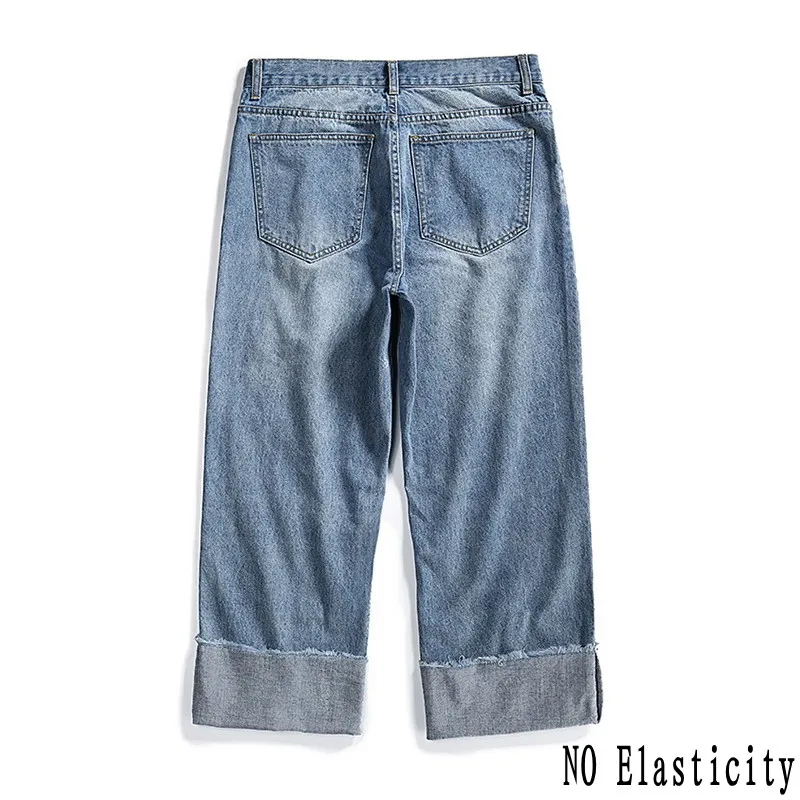 Потрясающие дизайнерские мужские рваные прямые джинсы Ins во французском стиле