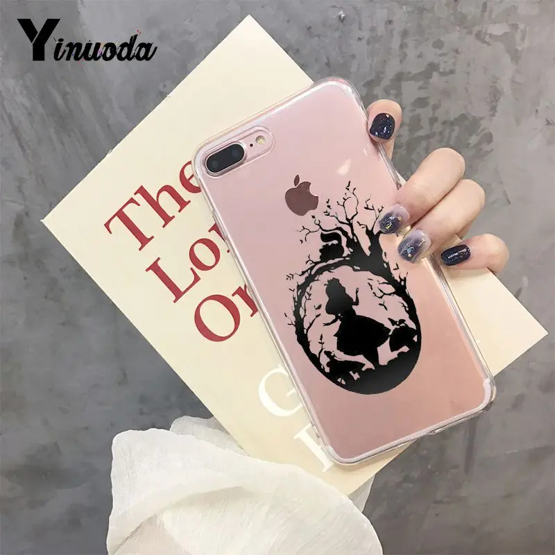 Yinuoda Alice in Wonderland Чеширский кот Модный чехол для телефона Apple iPhone 8 7 6 6S Plus X XS max 5 5S SE XR чехол