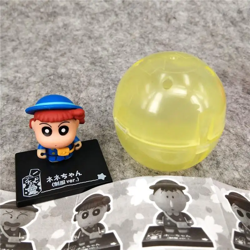 Капсульная игрушка Anima Crayon Shin-Chan кавайная экшн-фигурка японская кукла с яичной