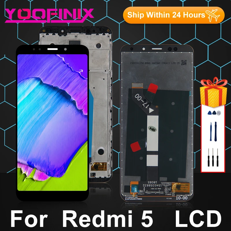 

5.7" Original For Xiaomi Redmi 5 LCD Touch Screen Digitizer Replacement Parts For Redmi 5 LCD Display MDG1 MDI1