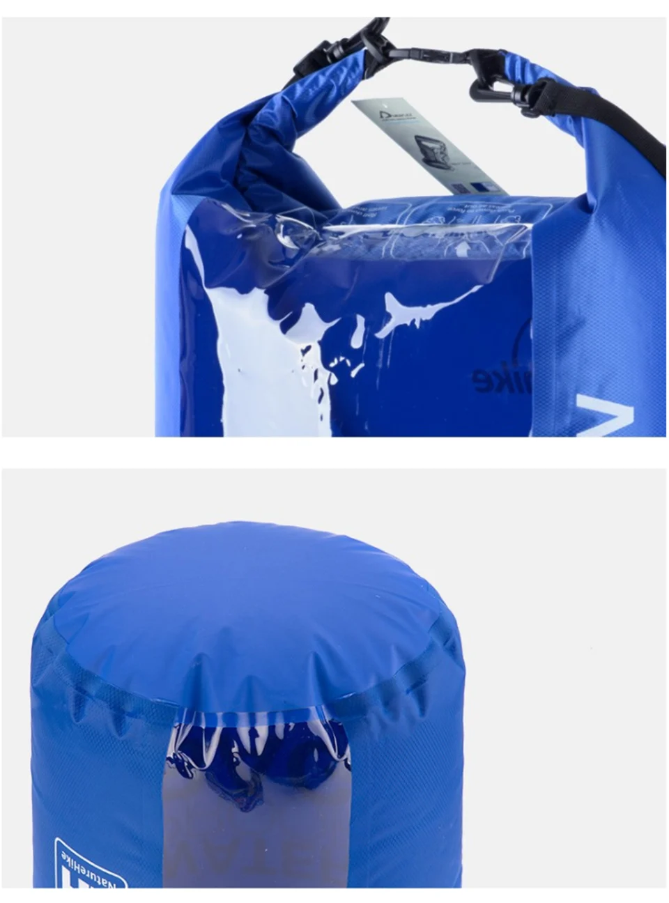 NatureHike Превосходное качество 60L Сверхлегкий Рафтинг сухой Спорт Водонепроницаемый Путешествия дрейфующих сумка NH15S005-D