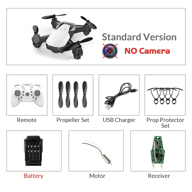white30w1battery Eachine E61 E61HW Мини WiFi FPV с HD камерой высота режим удержания складной Радиоуправляемый Дрон Квадрокоптер RTF - Цвет: white30w1battery