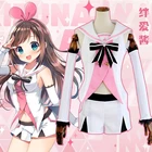 Аниме Youtuber Kizuna AI Косплей Костюм Канал AI новый костюм для женщин Косплей A.I. Популярный виртуальный Youtuber