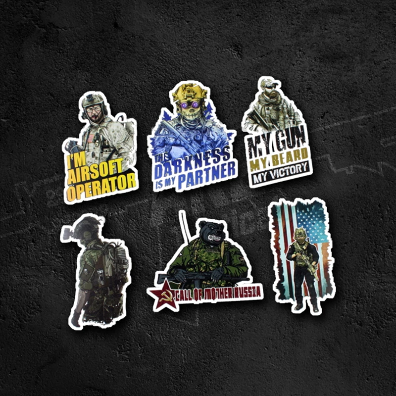 Операторская серия Россия США тактические автомобильные наклейки на