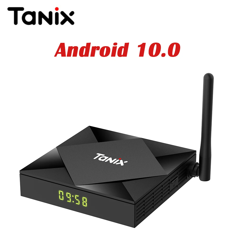 Android 10 0 смарт ТВ коробка Tanix TX6S 4 Гб 64 Allwinner H616 ядра H.265 4K IP Декодер каналов