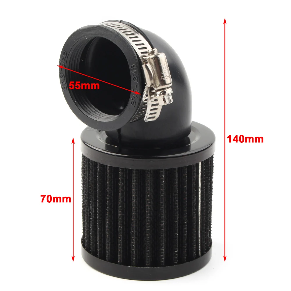 Универсальный Воздухоочиститель для мотоцикла на 90 градусов воздухоочиститель