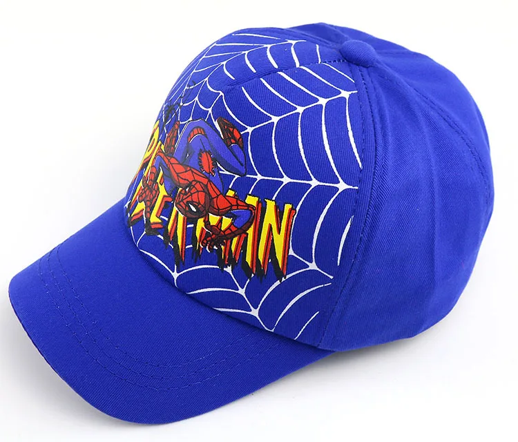 Бейсболка с человеком-пауком Детская кепка Czapka Snapback Бейсболка для мальчиков и девочек детская сетчатая шапка с машинками T747 - Цвет: photo color