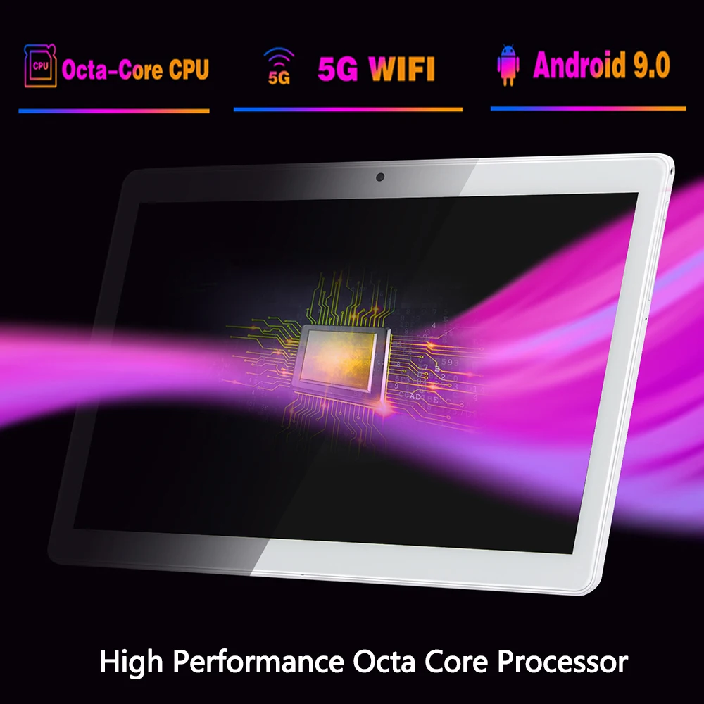 ZONKO планшет 10 дюймов Android 9 0 планшетный ПК 5G Wifi Восьмиядерный 1920*1200 IPS 2G RAM 32G ROM