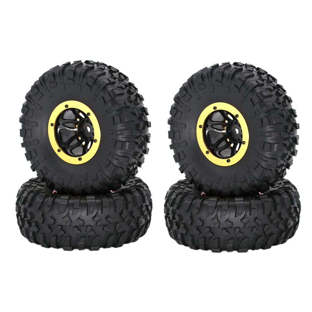 Шины 2 дюйма 135 мм масштаб 1/10 с ободом колеса для 1:1 HPI TF2 RC Rock Crawler комплект из 4