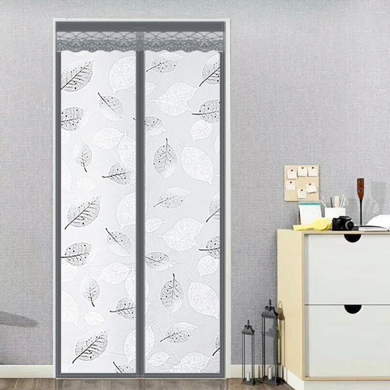 

Home Decors Magnetic Door Curtain Winter Summer Windproof Anti-mosquito Keep Warm Air-condition Partition Curtains On The Door