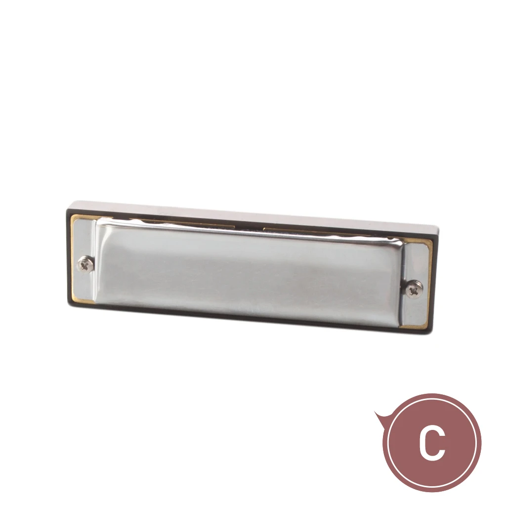 Великолепные гармоники 10 отверстий 20 тонов ключа C серебряный цвет блюз джаз фолк