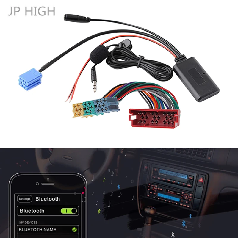 Автомагнитола Bluetooth аудио Микрофон Гарнитура микрофон адаптер ISO 8Pin для-Gamma 5 MFD