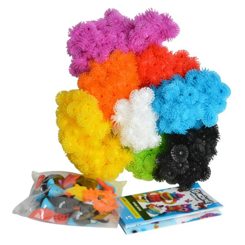 400 шт./компл. собрать головоломки DIY слойка мяч сжатый шар творческие