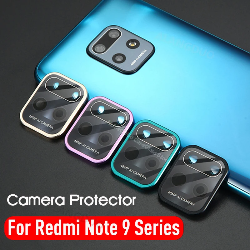 Для xiaomi redmi note 9 pro 9s защита для экрана камеры металлический защитный чехол