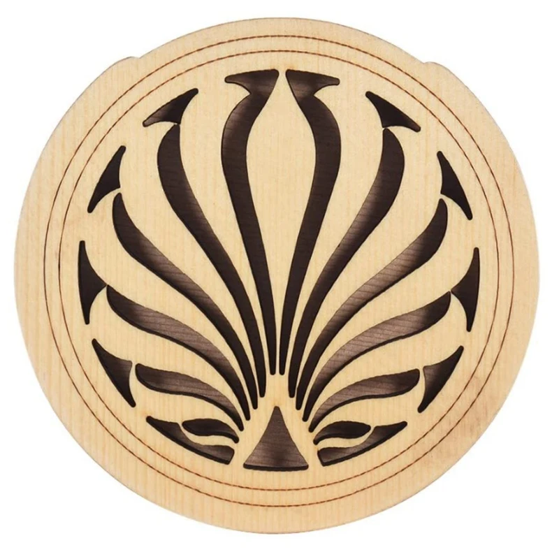 Деревянные звуковые отверстия для гитары крышка звукового отзывы буферная ель