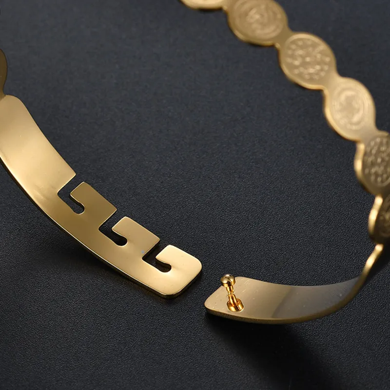 ELSEMODE очаровательный браслет из нержавеющей стали стиль девственницы женский и