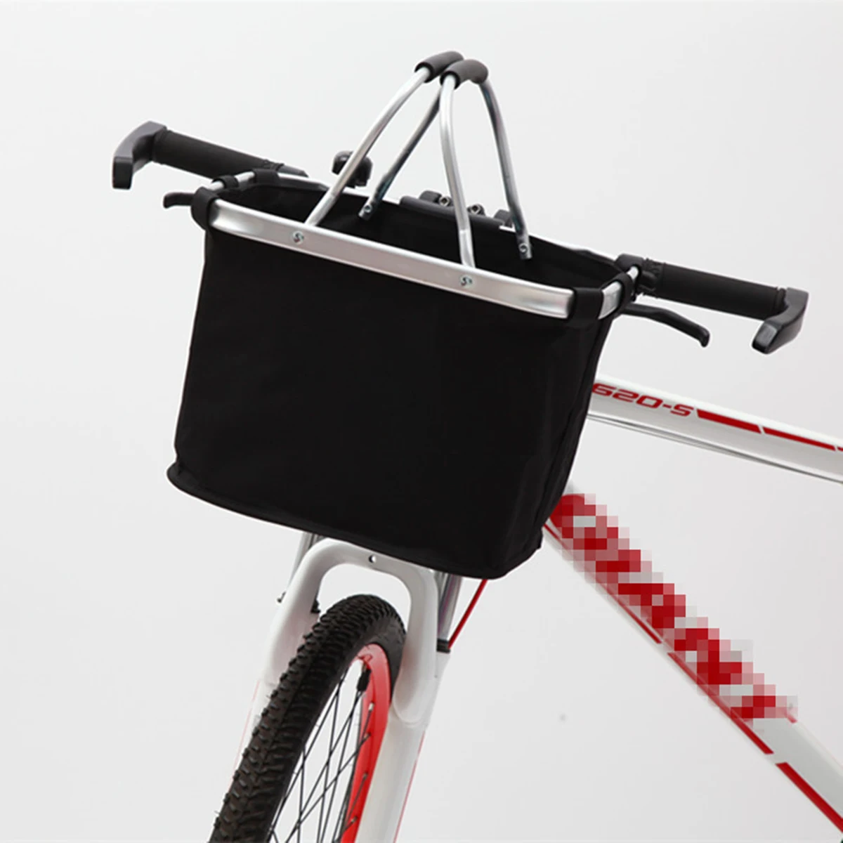 

Waterproof Folding Removable Bike Handlebar Basket Pet Cat Dog Carrier Bag Aluminum Frame Top Handles Bicycle Front Basket