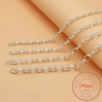 50cm 925 sterling silver chain for diy bracelet necklace fine jewelry making