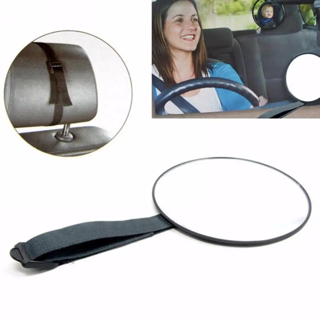 Автомобильное зеркало заднего вида безопасное для детей регулируемое сиденья с