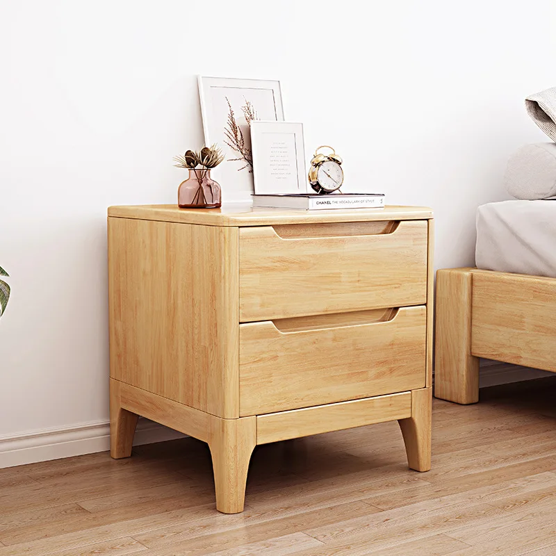 

mesita de noche, Modern Minimalist Bedside Table Solid Wood Cabinet Nightstands With Storage Drawers Bedroom Furniture muebles