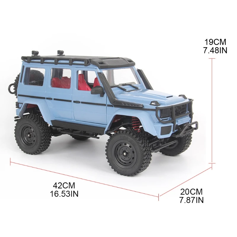 

MN86S 1:12 Realistic RC Rock Crawler G500 2.4GHz 7.4V1300mAh RC Racing Car RC Crawler Gift for Kids Outdoor RC Off-Road