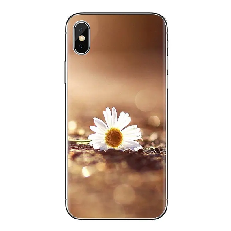 Sun Shine Daisy цветочные цветы розовые чехлы для телефонов huawei G7 G8 P7 P8 P9 P10 P20 P30 Lite Mini Pro P