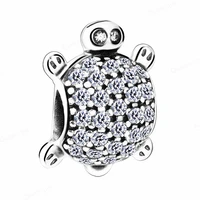 925 sterling silver tortoise european charms bead fit original bracelets chain diy girl women pendant charm beads jewelry making