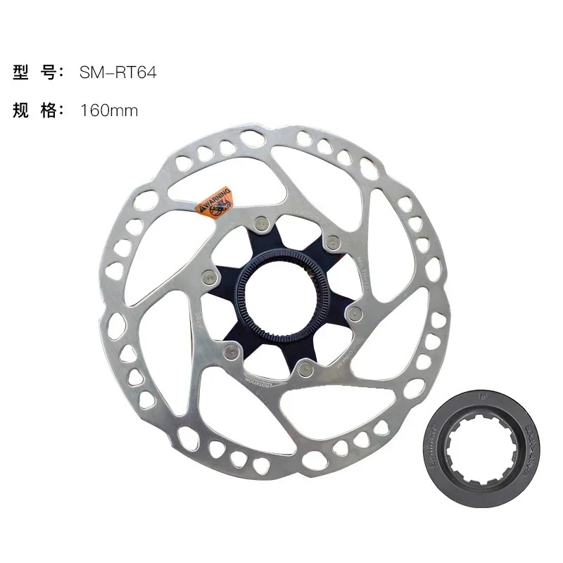 

For Shimano GRX SM-RT64 CENTER LOCK Disc Brake Rotor MTB Mountain Bicycle RT64 160MM 180MM 203MM XT SLX DEORE MTB Bike