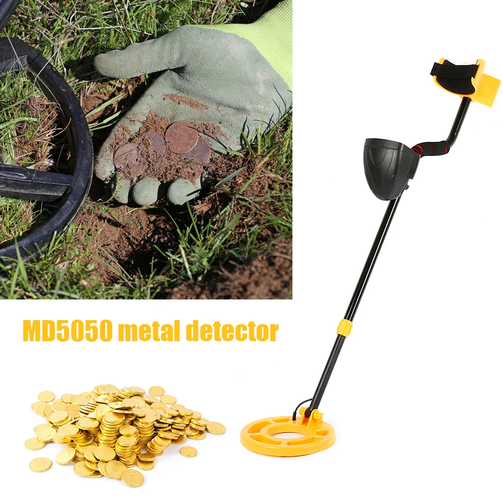 

Подземный металлоискатель MD5050, водонепроницаемый металлодетектор с ЖК дисплеем