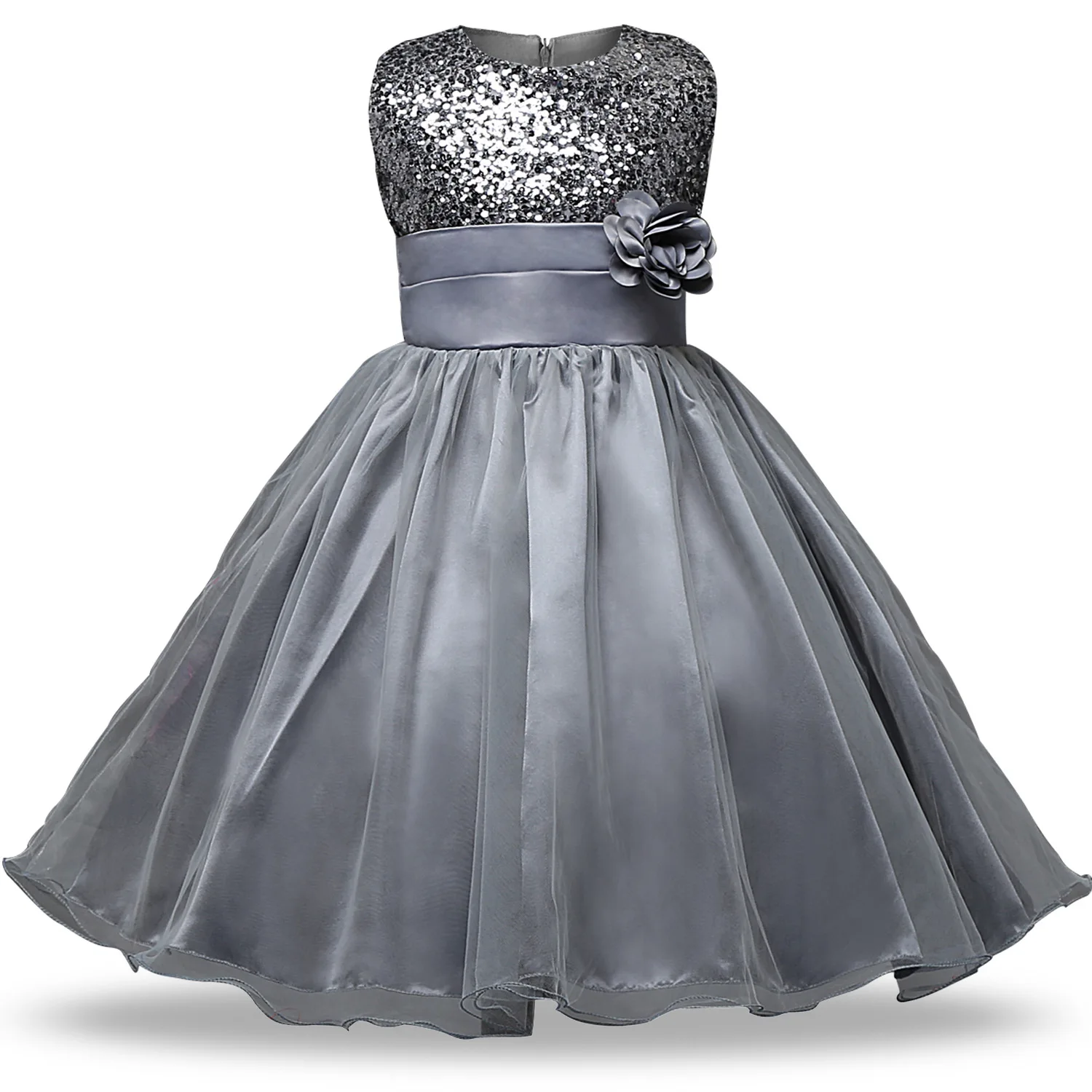Style 4 Kids Dresses For Girls Flower Embroidery Tutu Kids Clothing Elegent Butterfly-Knot Girls Dress For Child Princess Party Custumes - Цвет: Style 4