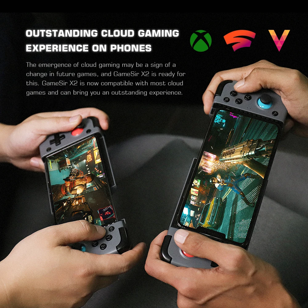 Беспроводной Bluetooth геймпад GameSir X2 для Pubg мобильный джойстик контроллер облачных