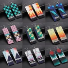 Аниме Demon Slayer Kimetsu no Yaiba Kamado Tanjirou Косплей Tanjiro серьги клипсы серьги на крючках аксессуары для косплея