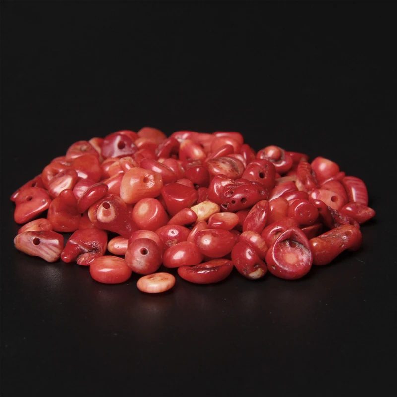 

Natural Stone Beads Red Coral Irregular Drilled Gem Chip Healing Stone For Jewelry Making DIY Bracelet Necklace Earing 5-8mm