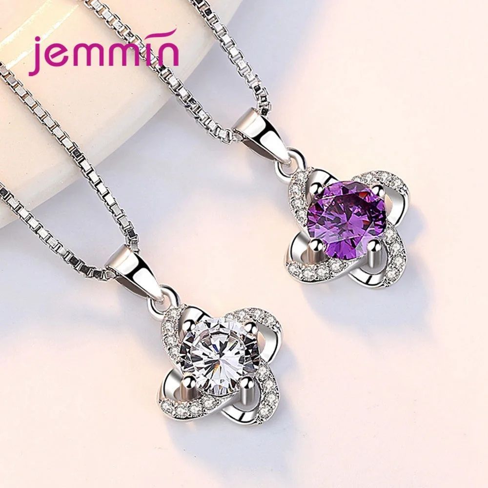 Женский свадебный ювелирный набор 925 пробы серебро AAA циркон австрийский