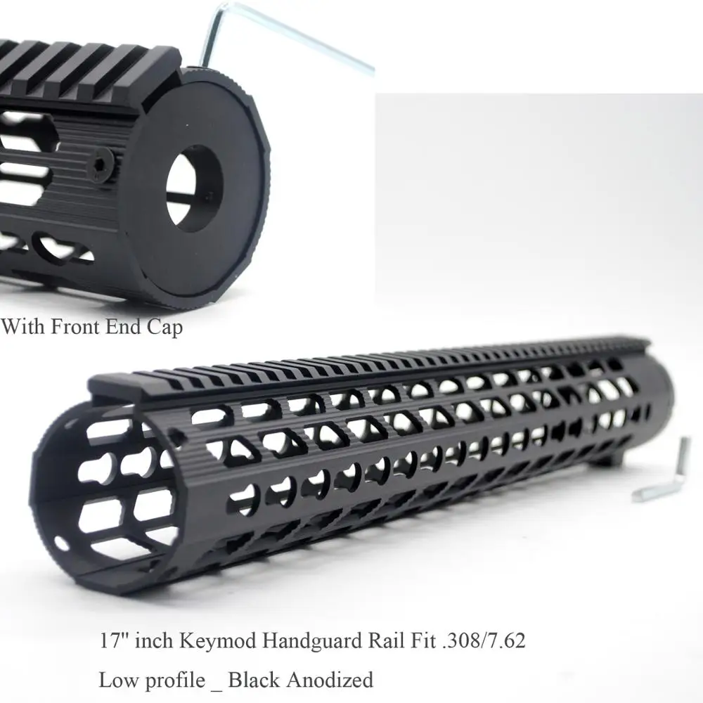 Keymod TriRock 17 ''Экстра-длина/M-lok направляющая без поплавкового крепления