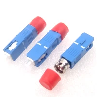 gongfeng 20pcs new optical fiber connector single mode fc femalesc male transfer head flange adapter coupler special wholesale