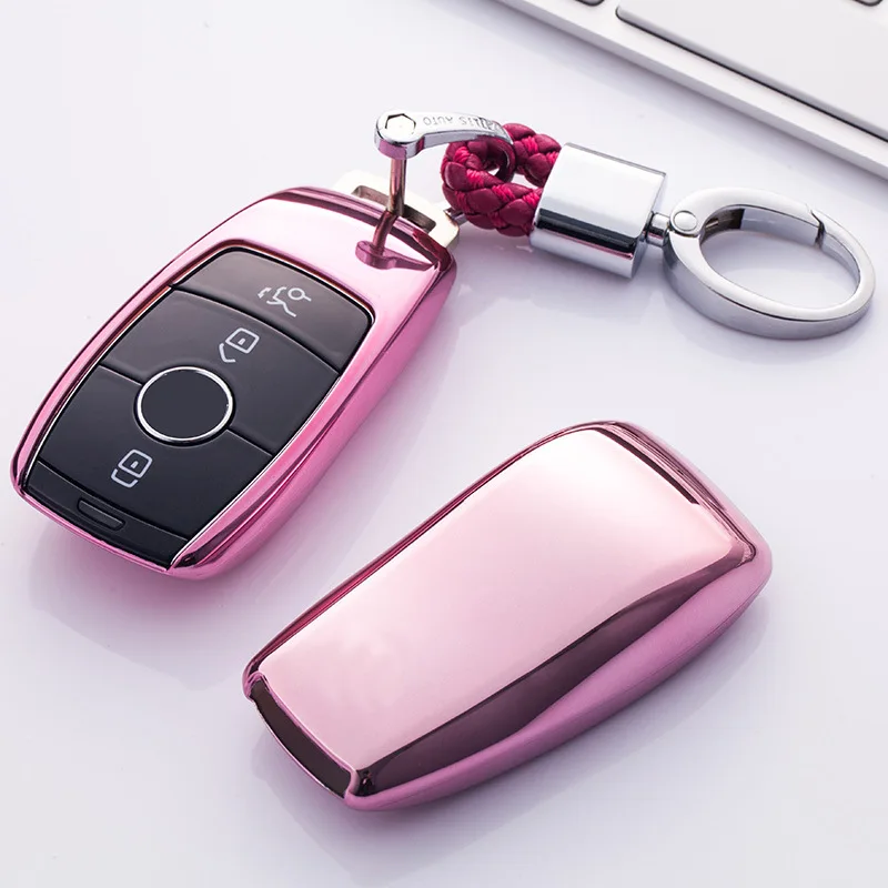 ТПУ чехол для автомобильного ключа Защитная мягкая сумка Mercedes Benz 2017 E класс W213 2018 S