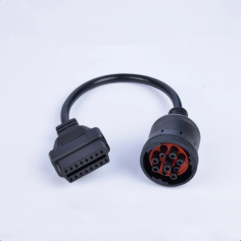 9 контактный 16 грузовой кабель J1939 сторонний к OBDII/OBD2 Женский Диагностический