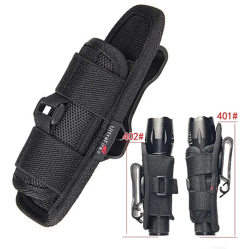 

Tactical 360 Degrees Rotatable Waiat Clip Flashlight Pouch Holster Torch Cover Flashlight Belt Clip Hunting Lighting Accessory