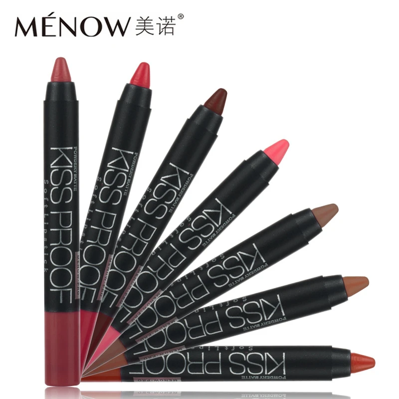 Косметика фирмы menow не оставляющая следов от поцелуев матовая помада макияж