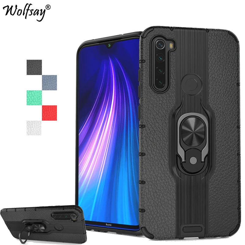 Для Xiaomi Redmi Note 8 чехол противоударный Броня PC + ТПУ жесткий защитный для телефона |